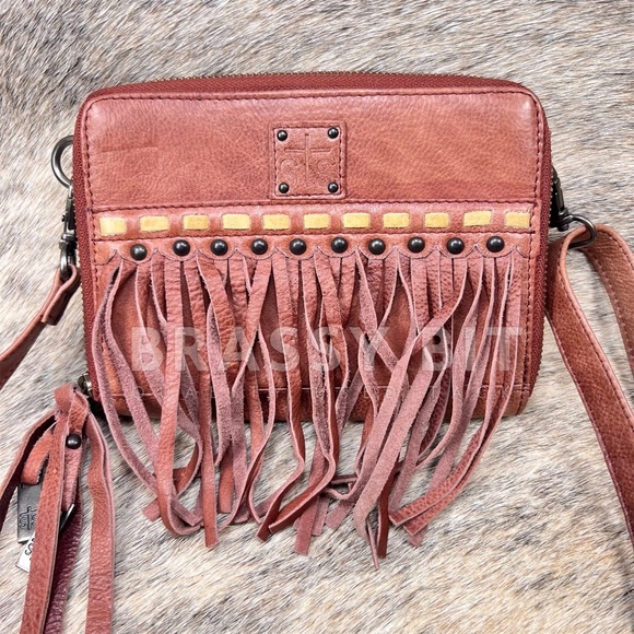 STS Ranchwear Crossbody Leather Purse w/ Fringe - Picture 2 of 5